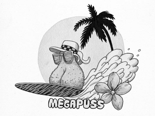 Megapuss LP Art Features Devendra's Naughty Bits (NSFW!)