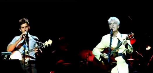 Sufjan Stevens, David Byrne Duet at NYC Benefit