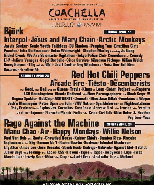 Jesus and Mary Chain to Play Coachella!