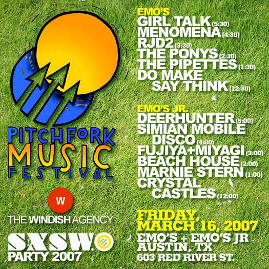 Pitchfork Music Festival SXSW Party Revealed!