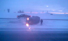 Earl Greyhound OK After Tour Van Accident