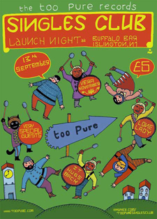 Too Pure Launches 7" Club With Electrelane's Susman