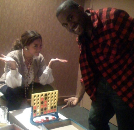 Beyonce PWNS Kanye in Connect Four