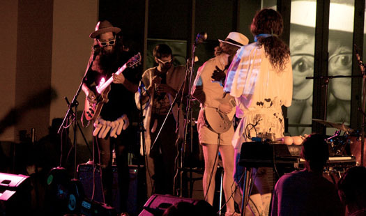 Devendra Wears Penis Skirt While Showcasing New Band Megapuss (Probably NSFW)